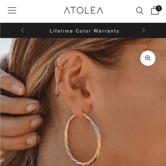 Atolea hoops - Picture 1 of 2